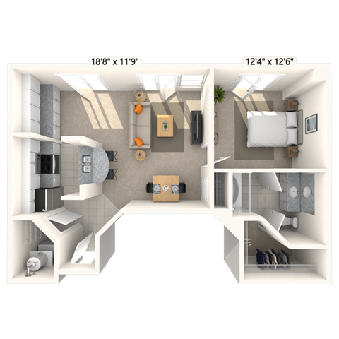 2815 Allen Street #120 Studio-2 Beds Apartment for Rent - Photo Gallery 26